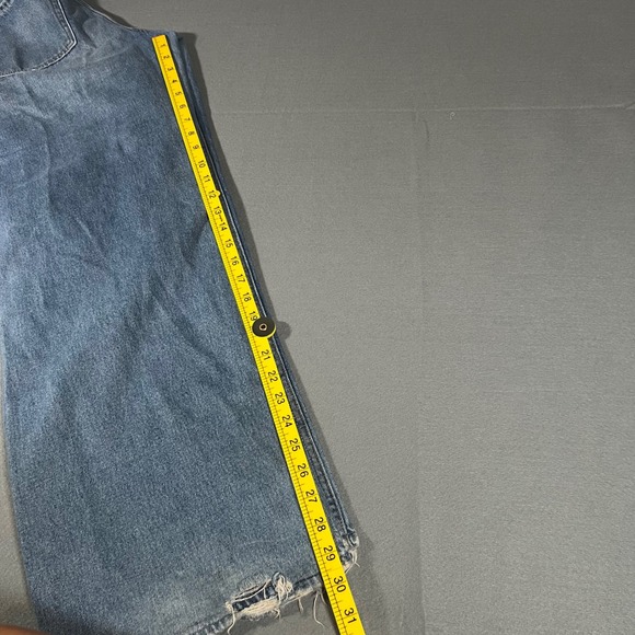 Hollister Ultra High Rise Baggy Jeans Women's Size 10 Reg‎ Distressed Frayed Hem - Picture 5 of 5